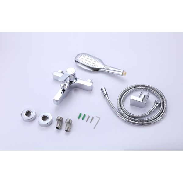 Modern Design Style Shower Faucet Bathroom Shower Set with Exposed B S Faucet Feature