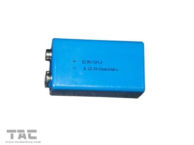 energia pequena da bateria de 1200mAh 9V LiSOCl2 para o medidor de água inteligente