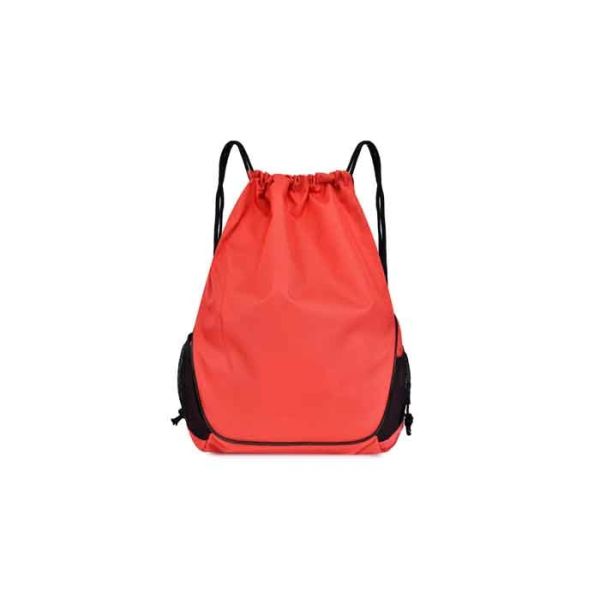 Personalized Lightweight Polyester Drawstring Backpack With Adjustable Straps