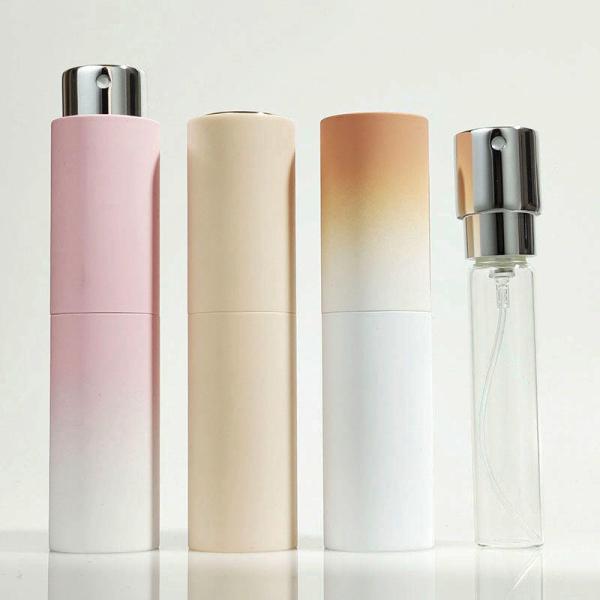 8ml 10ml 20ml Empty Black White Plastic Personalized Refill Perfume Atomizer Spray Bottle