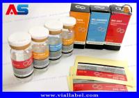 Étiquettes de bouteille adhésive peptidique de 10 ml certifiées ROHS avec couvercles et boîtes étiquettes et autocollants personnalisés pour bouteille en verre