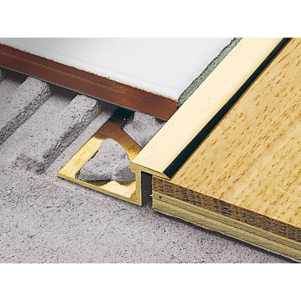 Interior Decoration Luxurious Brass Edging Strip Brushed Brass Tile Trim 10mm