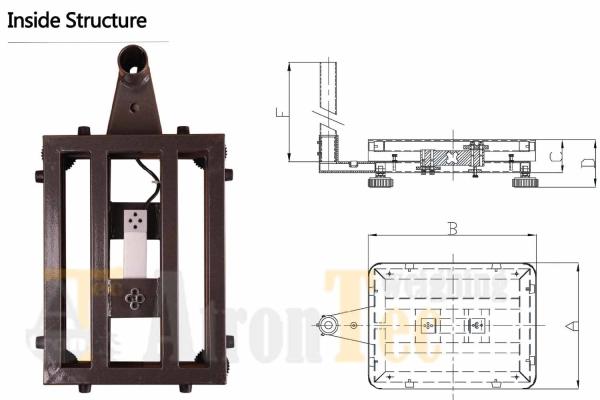 Plastic LED Display Bench Weighing Scale Accurate 5kg-600kg Capacity