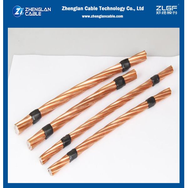 Cable Stranded Copper Clad Steel Wire Of Conductor CCS 40% 30% 21% Conductivity Copperweld