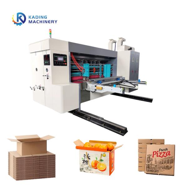 Full Vacuum Suction Corrugated Box Printing Machine Of Servo Motor Feeding
