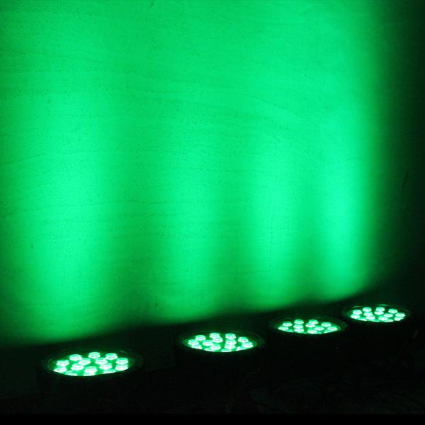 90w RGBW Led Flat Par Light Luz de palco Dmx Controle Dj Disco Para festa casamento igreja