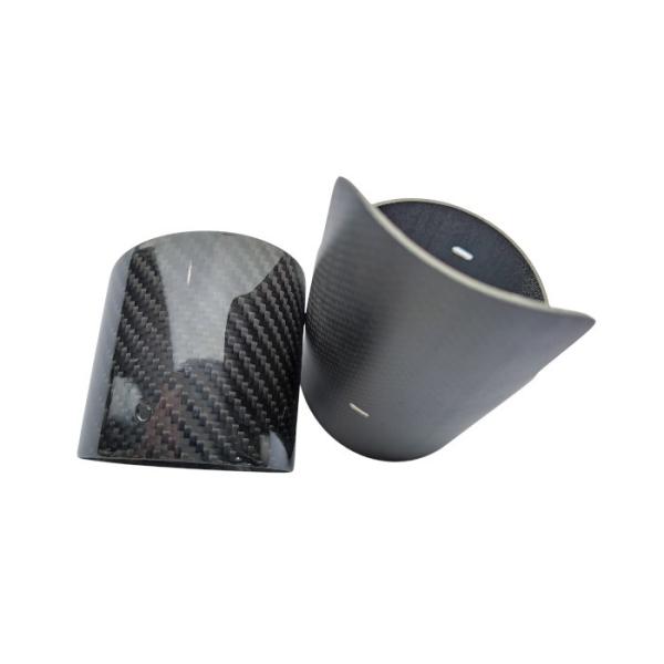 Custom High Performance Tube Wrapped Carbon Fiber Exhaust Tips For Car And Motor