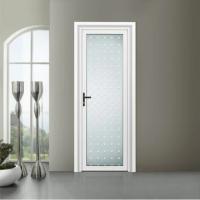 Slimline Swing Aluminium Door For Kitchen Or Bathroom With Tempered Glass