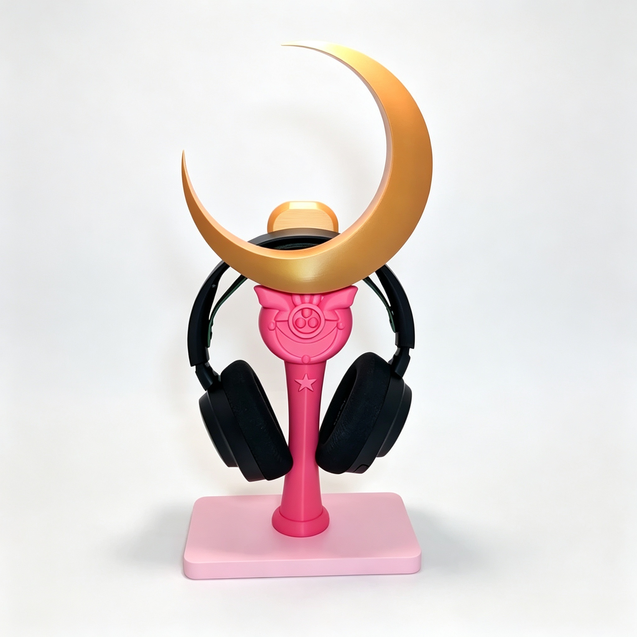 Cute Gaming  3d Print Products Sailor Moon Magic Stick Headset Stand For Desk Storage