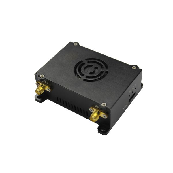 Aluminum Alloy Wireless Audio Video Transmitter 10-20km UAV HDMI Video / Data Links