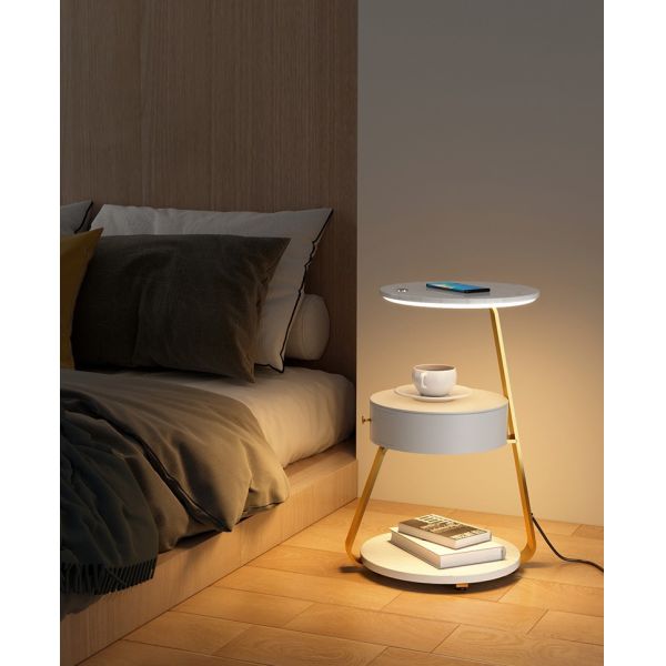 Лампа прикроватного столика софы спальни лампы загрузочной площадки живущей комнаты беспроводная интегрированная