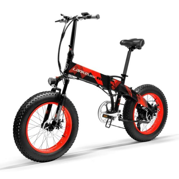 Popular Folding Fat Bike , 20 Inch 1000 Watt Electric Bike 5 Shifts Control