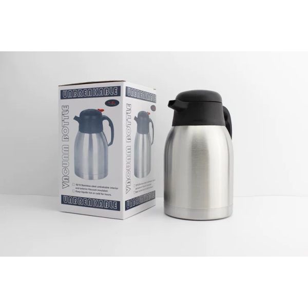 Stainless Vacuum Water Bottle Compact Whistling Tea Coffee Kettle with Classic Design