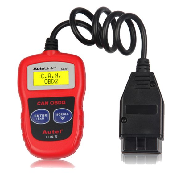 Autel AutoLink AL301 OBDII/CAN Code Reader Clear DTCs Easiest-To-Sse Tool Autel Car Scanner