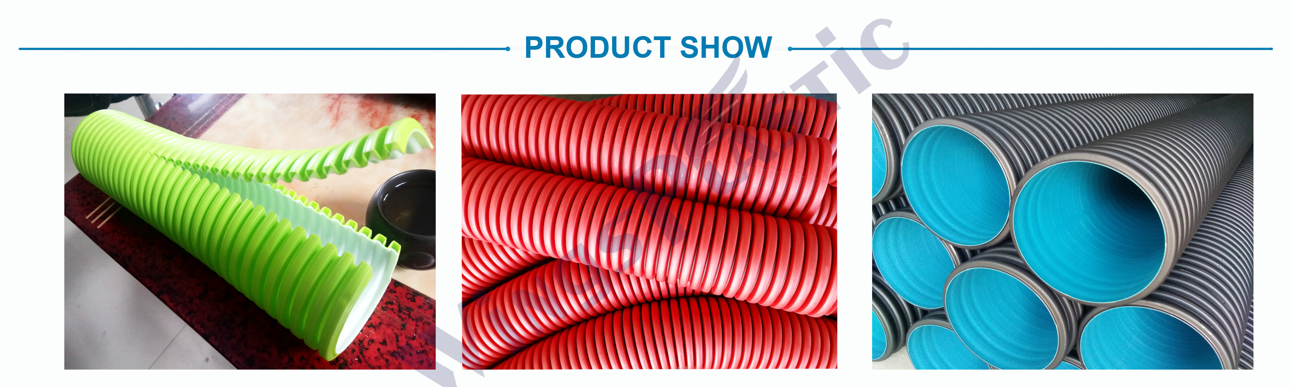 Экструдер двойных дренажных труб с двойной стенкой из HDPE для порошкового состояния 380V/50HZ