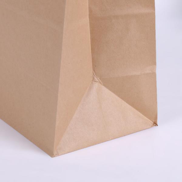 Papeterie Kraft brune résistante à la graisse Sacs d'emballage alimentaire Pain pâtisserie sacs en vrac