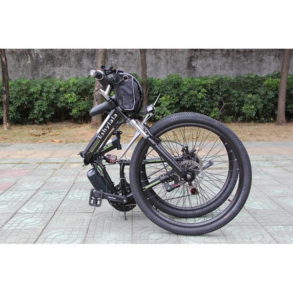 IPS6 Waterproof 24 Inch Folding Electric Bike , 13AH Full Suspension E Bike