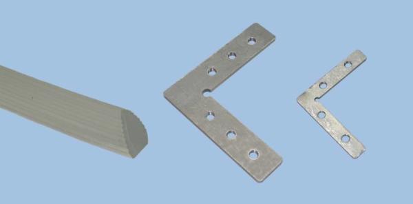 Furniture Use LED Light Fixture Parts Stainless Steel Angle Iron Corner Bracket Fastener