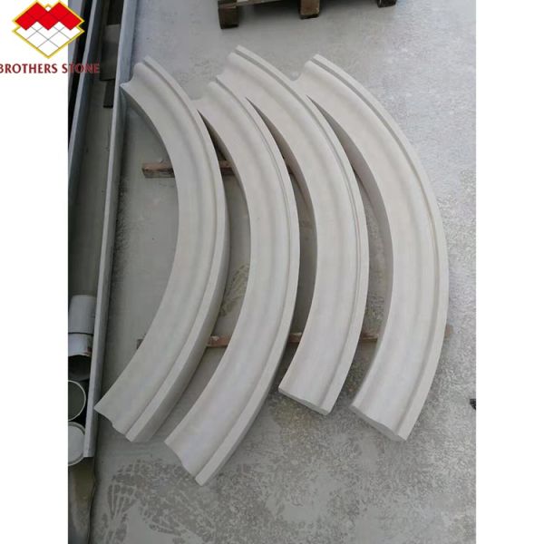 Customized Luxury Marble Staircase Handrail Column for Villa Style Interior Design