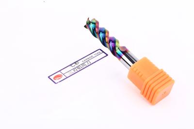 DLC Coating Tungsten Steel Aluminum End Mill With Center Cutting