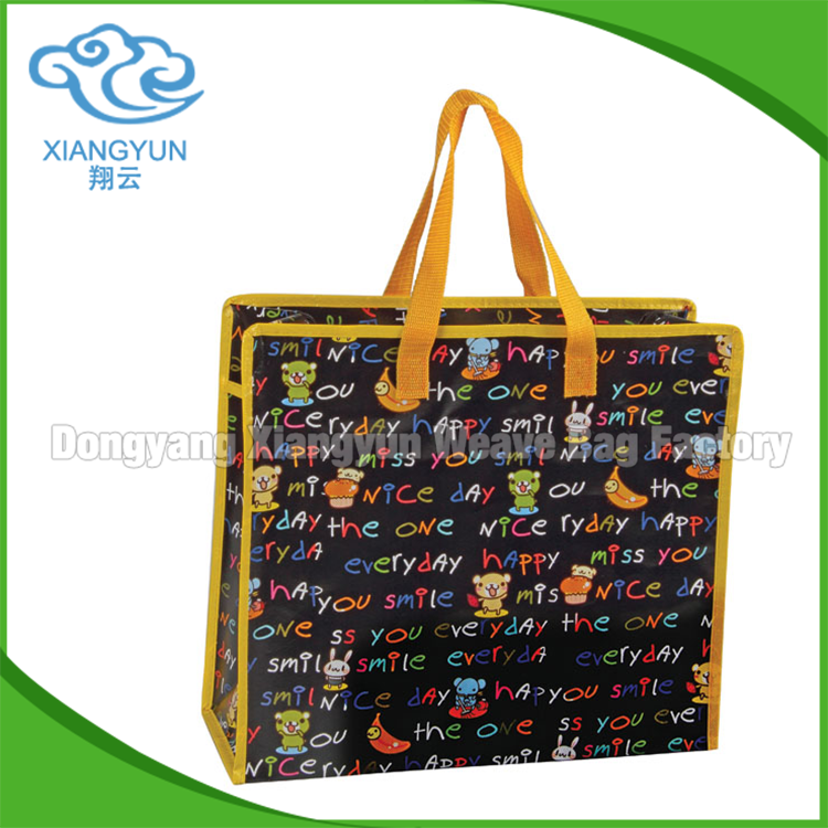 Printing Laminated Non Woven Fabric Shopping Bags Waterproof Non Woven Poly Bag