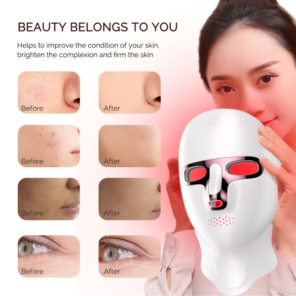 7 Color LED PDT Light Therapy Machine , ABS Photon Light Therapy Machine