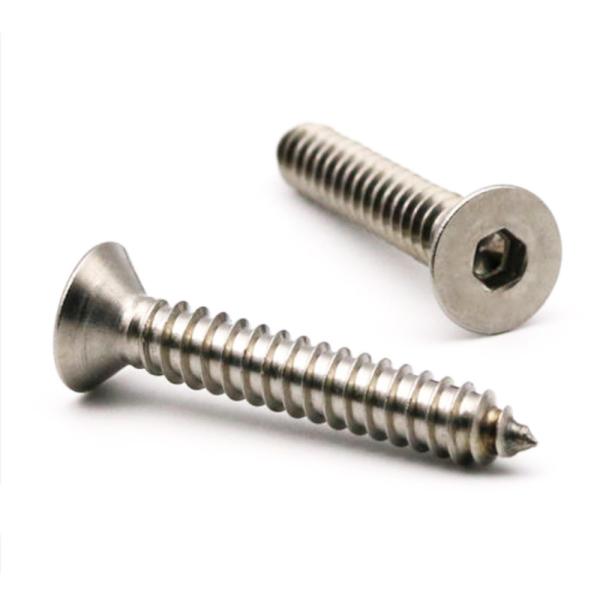 Torx Tamper Flat Head Self Tapping Screws Stainless Steel A2 304 SS Passivated
