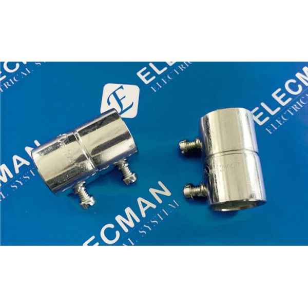 Steel EMT Coupling Set Screw Type 3/4 Inch