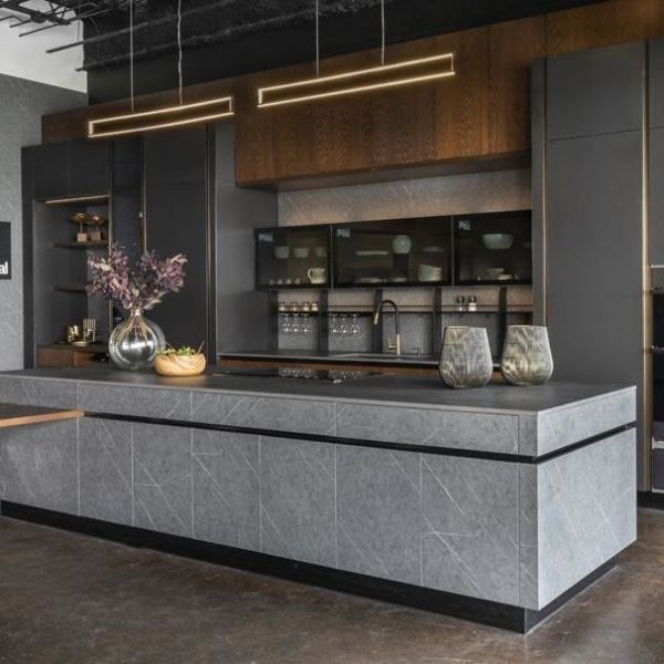 Armoires de cuisine complète Ensemble de meubles Armoires de cuisine sur mesure moderne