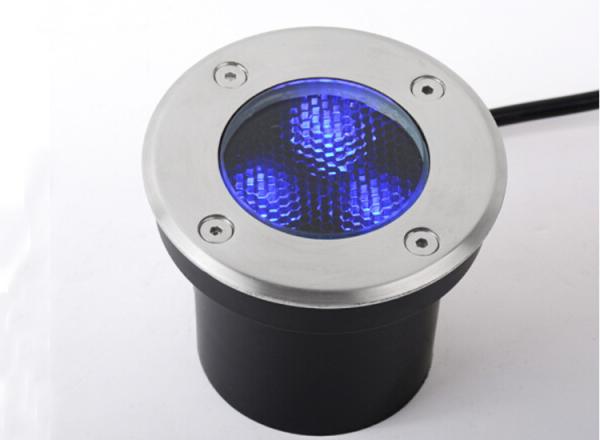Underground light anti-glare LED outdoor waterproof lawn buried spot light square corner light with honeycomb louver