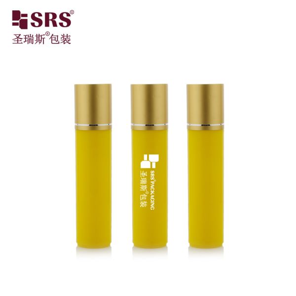 RPA(S) 30ml Cylinder Deodorant Roll On Bottles With Silver Metal Screw Cap