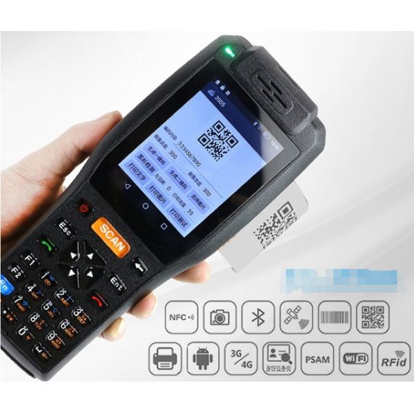 Inventory PDA Data Collector 58mm Warehouse PDA Barcode Scanner