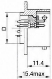 OHS-BM-1-50-18-B1-2-B OHS Series Subminiature Circular Electrical Connector 50 Contact