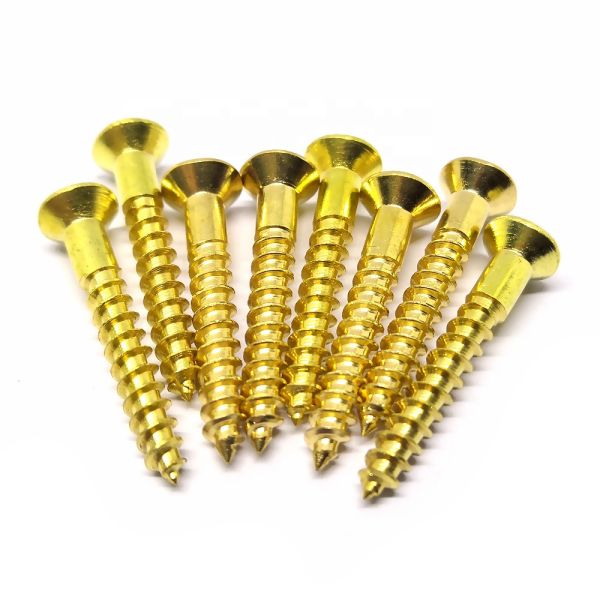 части машины винта нержавеющей стали плакировкой золота 0.01mm