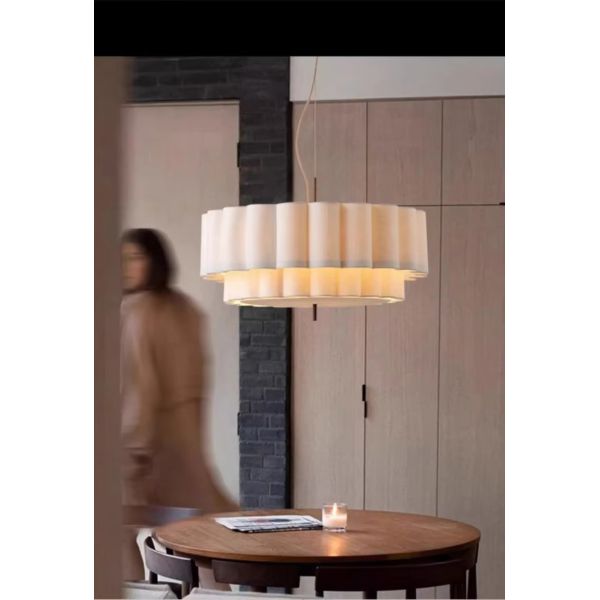 Indoor Lighting Fixtures Home Pendant Lights Retro Wabi Sabi Fabric Chandeliers (WH-VP-302)