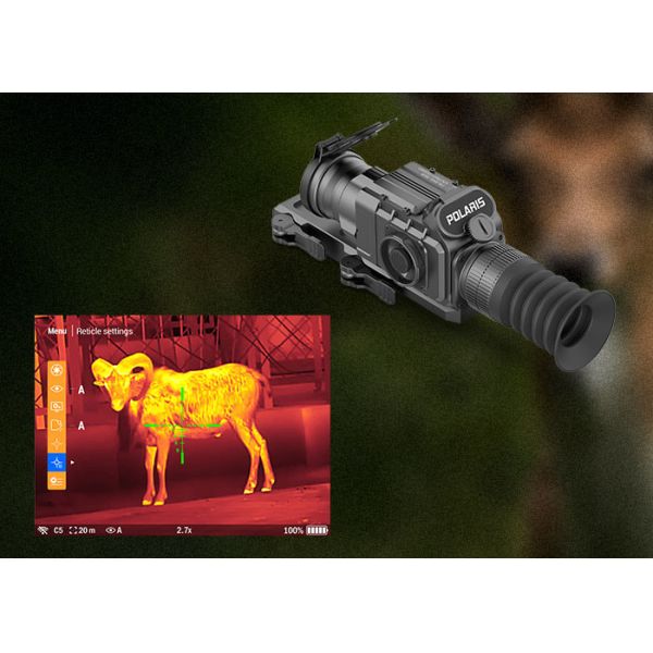 Weather Resistant IP67 Thermal Scope With Laser Rangefinder