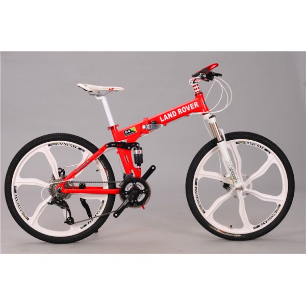 High quality OEM logo Shimano hidraulic disc brake 30 speed aluminium alloy folding travel mountain bicicletas