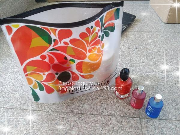 Clear Makeup Bag Travel Toiletry Organizer Pouches Small Zipper Pouch PVC Plastic Transparent Clear Cosmetic Bags