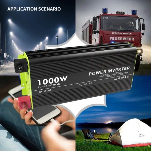 Controller Solar System Power Inverter Power Hybrid Solar Inverter 24V To 220V 1500W Power Inverter Pure Sine Wave