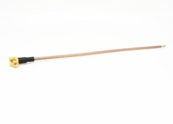 Conector coaxial masculino Diameter=0.51mm do RF do ângulo direito de conjuntos de cabo MCX de RG316 RF
