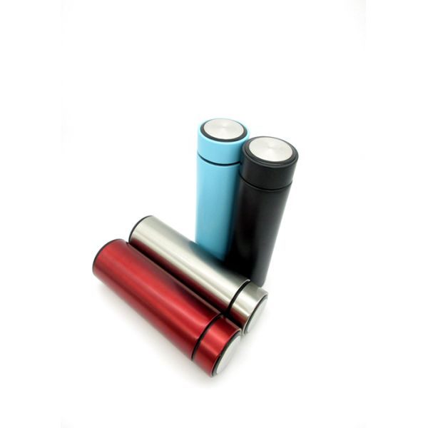Bullet Shape Stainless Steel Flask Bottle 17oz Straight Small Capacity