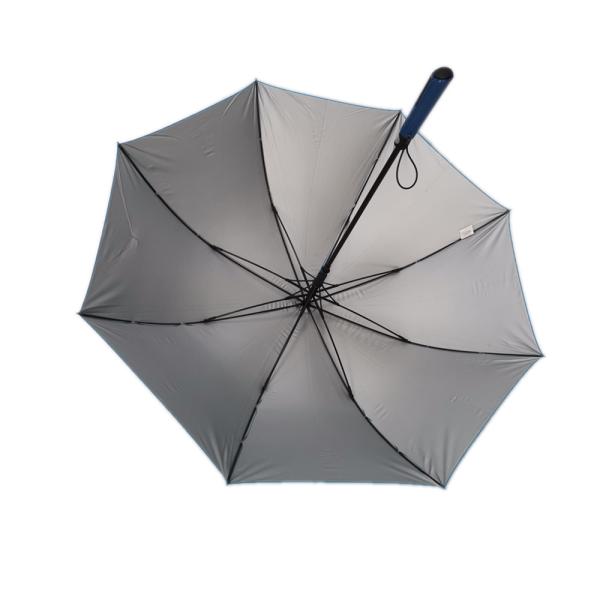 Blue Windproof Golf Umbrellas , Extra Large Rain Umbrella 190T Pongee Fabric