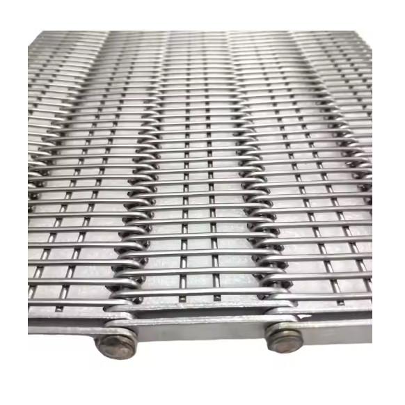 Industrial Eye Link Conveyor Belt For Food Quick Freezing Drying Equipment