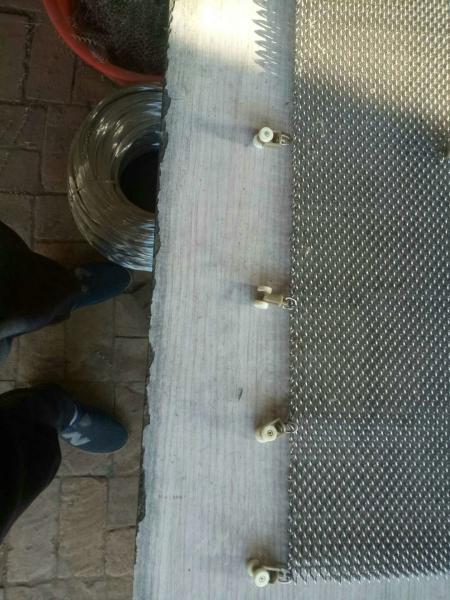 Restaurant Hotel Chain Link Curtain Drapery 0.5mm - 2.0mm Wire Diameter
