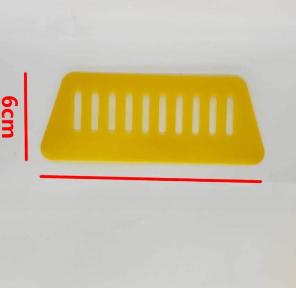 Yellow Ultra Thin Window Tinting Tools Glass Film Installation Scraper Lightweight