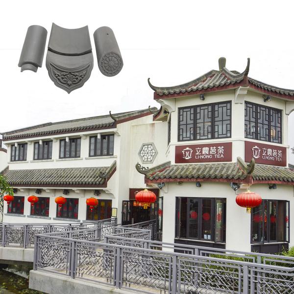 Authentic Chinese Traditional Clay Roof Tiles Pagoda Roof Materials
