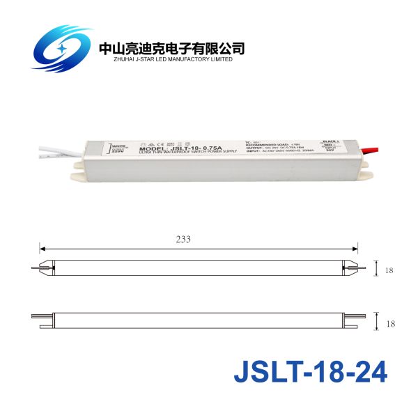 Constant Voltage 24V 72W Slim LED Power Supply