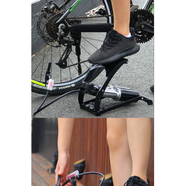 Steel Engineering Plastic Foot Pump for Bicycle Motor Car High Pressure Portable Pump