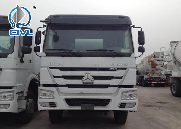 HOWO Euro II  Concrete Mixer Trucks 6X4 Volumetric Concrete Mixer truck  8m³ Body Capacity White color