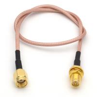 Mâle de Sma au câble équipé d'antenne du câble rf RG316 de tresse de RP Sma